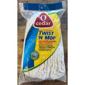 Vintage O Cedar Twist 'N Mop Self Twisting Mop Refill NEW